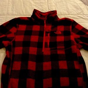 North face fleece sweatshirt